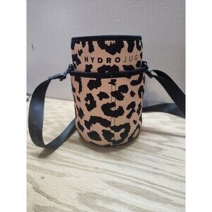 Hydrojug Pro Sleeve Leopard Travel Vacation  Workout Brown Black Strap Water Pit